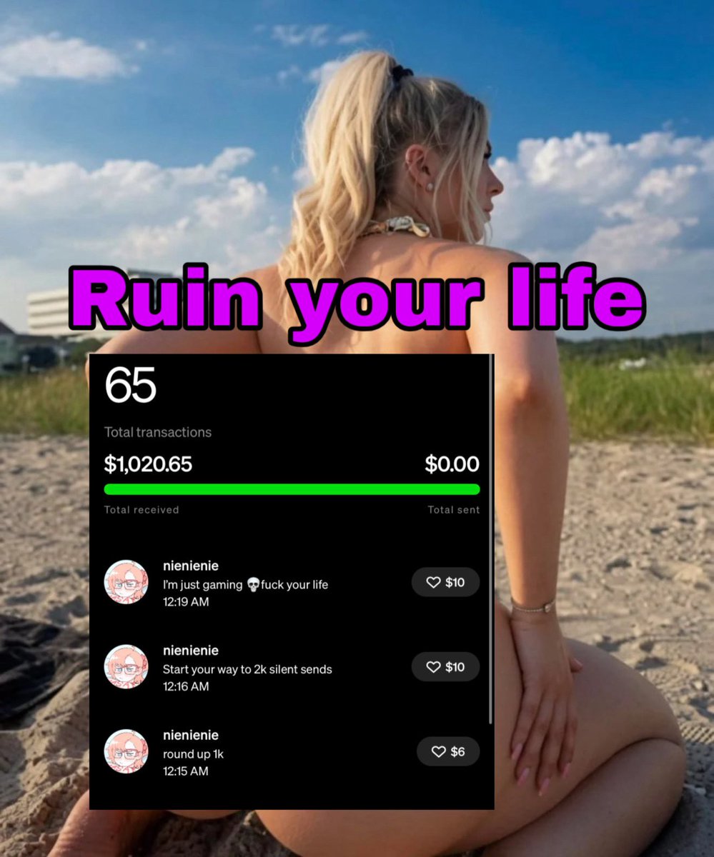 GoddessEriEri's tweet photo. Poor people deserve to suffer 🥰
This mentally ill retard crossed 1k in silent sends 🖕

No effort scam goes BRRRRR https://t.co/bEnSOaFsDN