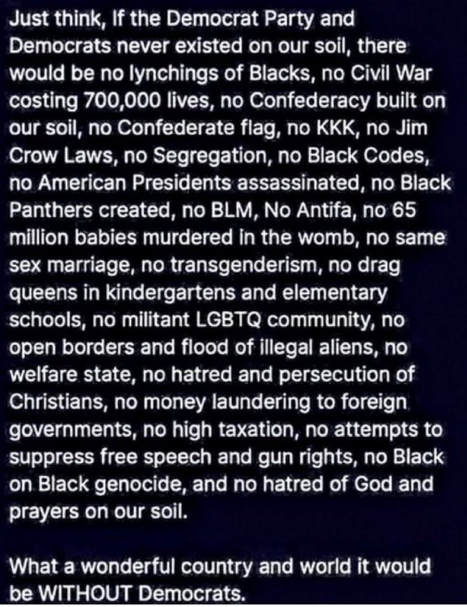 CalvinSwine905's tweet photo. @MAGAVoice The #DemocraticParty is the biggest enemy of #Democracy in the #UnitedStates, #Canada &amp; the #World. 
#IStandWithTrump common sense and the #RuleOfLaw. https://t.co/PhhbyOcfXo
