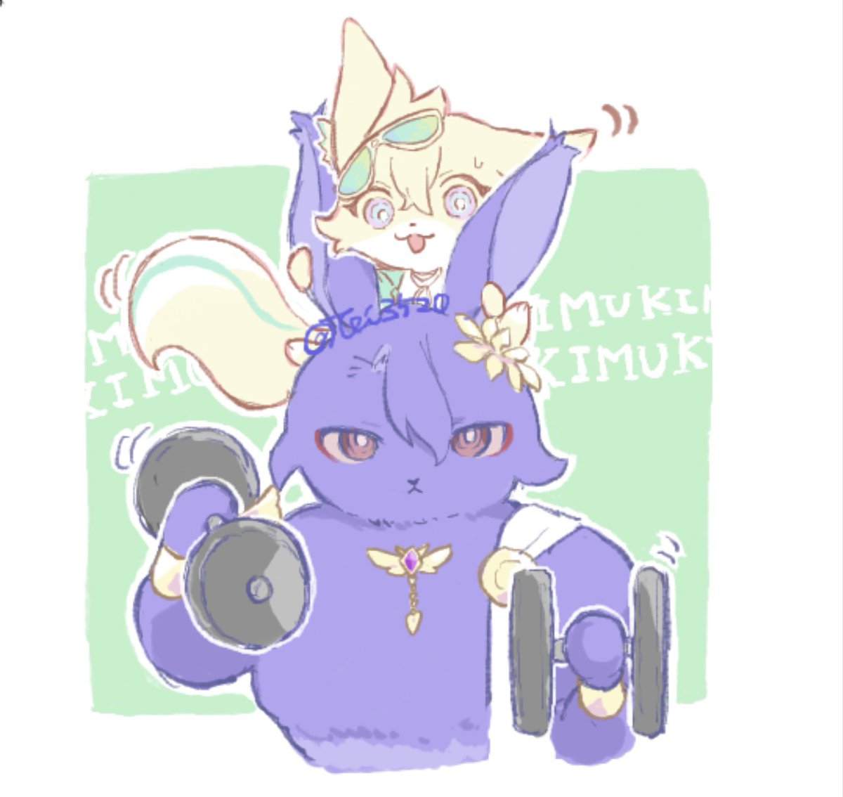 Toi3520's tweet photo. 絵茶ログ
🐰🛁と🦊🌊🦚 https://t.co/p8ZdbApRdu