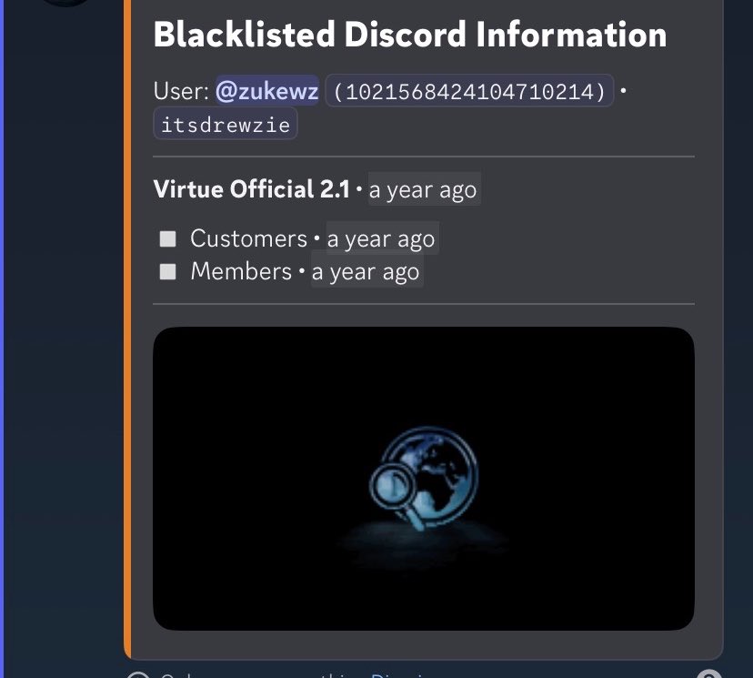 Davidplaysx89's tweet photo. 🚨 WARZONE TOP 250 CHEATING CONTROVERSY

Warzone Top 250 player Zukewz has now been confirmed as a customer of a cheating Discord, according to the blacklist information shown by Analytic Network.

The database entry identifies Virtue Official 2.1 and specifically lists “Customers” from approximately a year ago.

That’s not just random speculation there is documented evidence connecting the account to the cheating service.

If you’re competing in Top 250, the standard has to be higher.

RICOCHET needs to investigate this account and the evidence behind the listing.

📸 Evidence attached.
No harassment. No witch hunt. Just putting the evidence on the timeline.

#Warzone #CallOfDuty #CODWarzone #Top250 #RICOCHET #WarzoneCheaters

Twitter Zukewz 
Twitch https://t.co/BsTC45ZOau