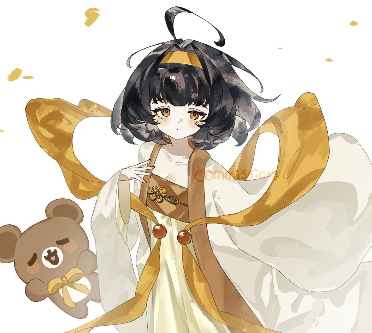 iceda1913's tweet photo. 感謝多羽給絡綺的委託!
是1000台幣的驚喜包，目前有在接歡迎委託><!
想著中秋節的感覺畫了
還有一張附贈的萬聖節小Q
為了排版美觀放在留言區 https://t.co/zA11tQ2yOc