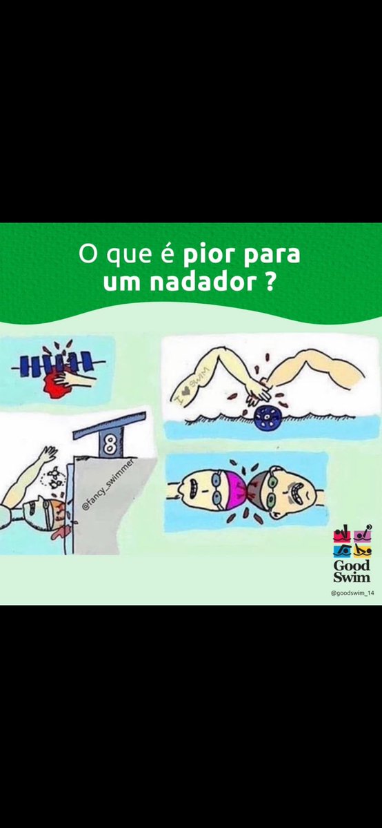 GigekeSwim's tweet photo. O que é pior para um nadador/a ?! https://t.co/59LLUy2BYj