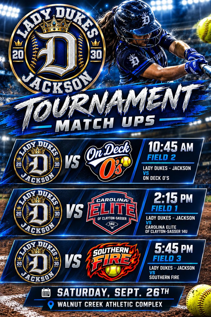 LadyDukesJJ's tweet photo. Ready for some more? We are. Checkout the Saturday play schedule https://t.co/JXefdMkGBQ