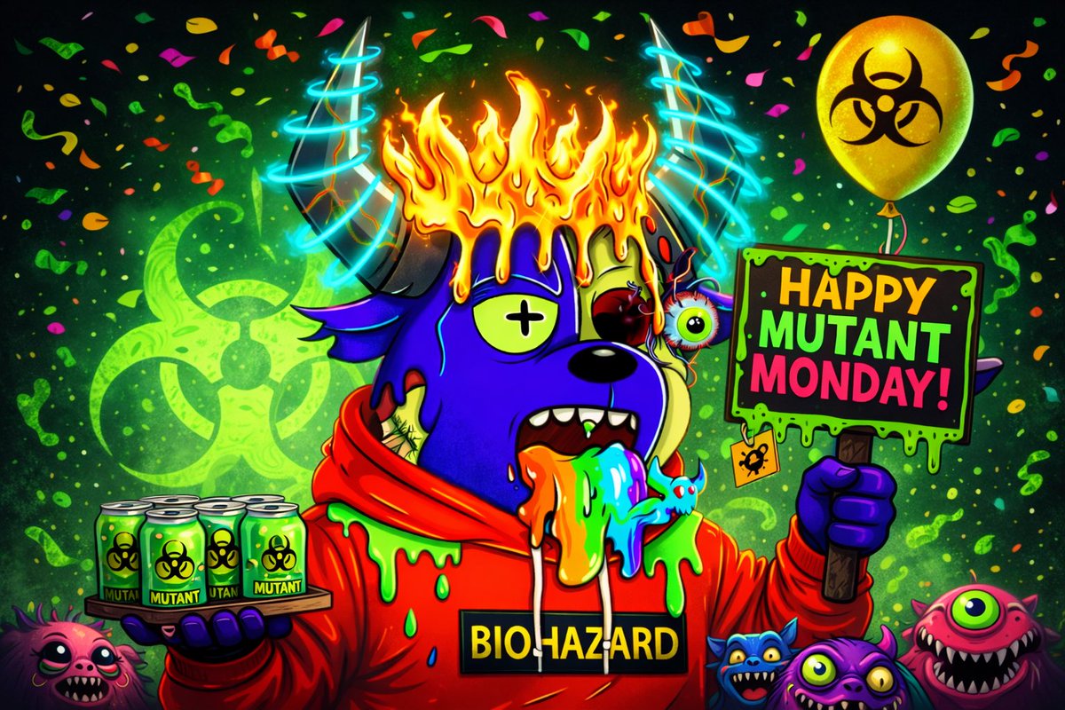 solonchainx's tweet photo. Happy Mutant Monday 🧪 🐻 https://t.co/Hq0FmOLQ0N