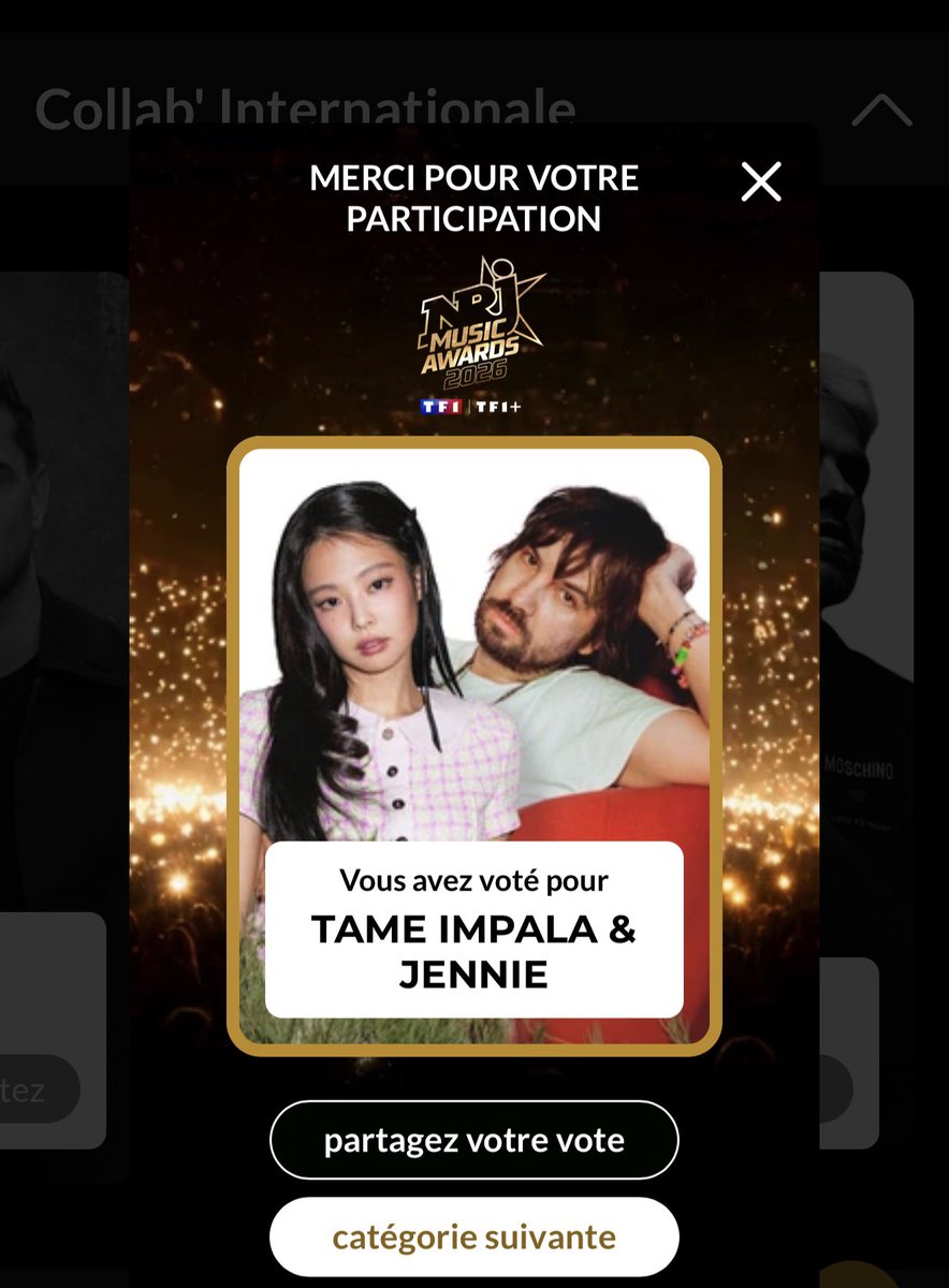 jennierubyfr's tweet photo. 🔔 NMA VOTES : RUBIES x ARIANATORS 

Rubies ! Même chose qu’hier nous avons un deal de votes avec @GrandeTourFR : 

1. VOTEZ pour #JENNIE ainsi que Ariana Grande 
2. COMMENTEZ sous ce tweet vos screenshots 

⟡ 'Dracula' de #JENNIE et Tame Impala : "Collab' Internationale"

⟡ Ariana Grande : "Artiste Féminine Internationale" 

🔗https://t.co/NmjTVlHlkA
⬇️⬇️⬇️