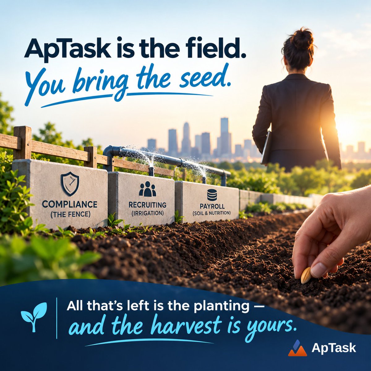 MyApTask's tweet photo. Why build from scratch when you can leverage an established platform?

With the ApTask Staffing Franchise, you bring the relationships while ApTask supports recruiting, operations, infrastructure, and cash flow.

Learn more → https://t.co/8jed5wrE5H

#ApTaskFranchise #Staffing https://t.co/HS8zccKAMf