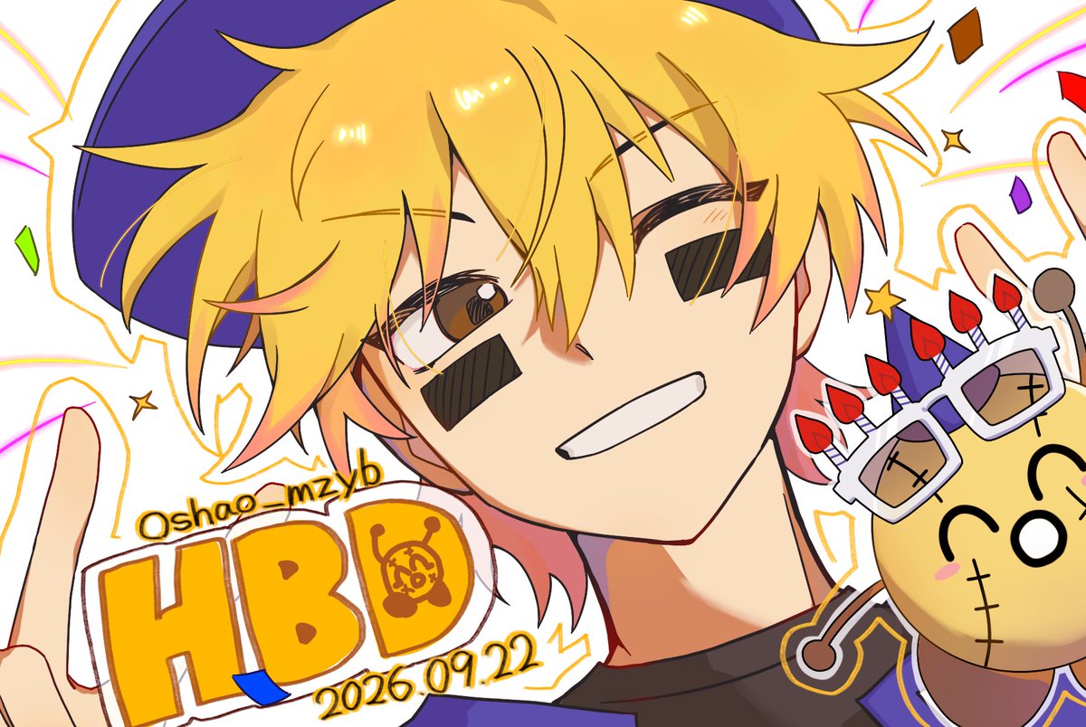 tef_lolo's tweet photo. 🎉
#シャオロン誕生祭2026 https://t.co/GaLFuCtbeD