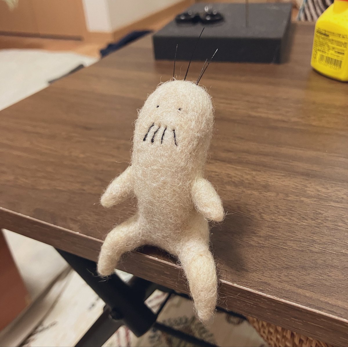 meiaberu's tweet photo. オヤジver.2.0

#羊毛フェルト #電脳コイル #オヤジ https://t.co/y3aMCsspMz