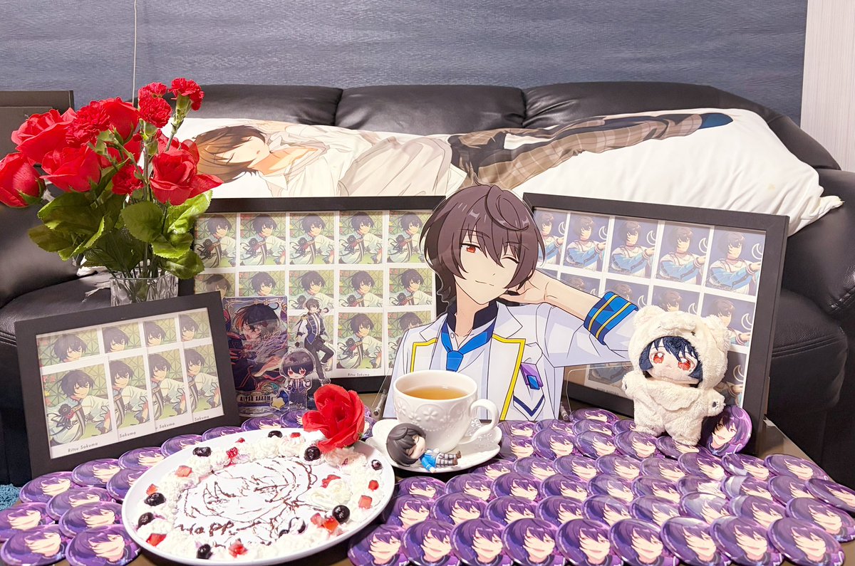 Shinonanaha's tweet photo. ♥ 𝐇𝐚𝐩𝐩𝐲 𝐁𝐢𝐫𝐭𝐡𝐝𝐚𝐲 𝐑𝐢𝐭𝐬𝐮 ♥

素敵なヴァンパイア騎士に、月夜の祝福と永遠の幸福を__。

 #朔間凛月生誕祭2026
 #朔間凛月誕生祭2026 https://t.co/BnBYWBAxs9