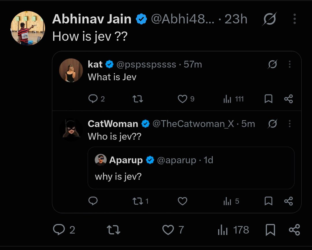 AadarshP6687's tweet photo. Where is jev ?? https://t.co/RKDALdqQpw