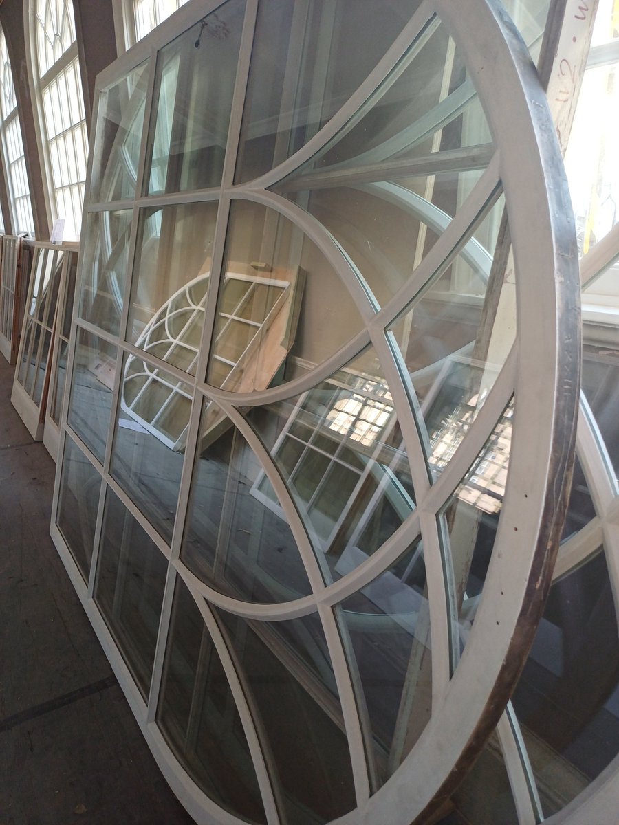 NTAssemblyRooms's tweet photo. Did you see the post about some very large windows last week? 🪟

Well if you weren't sure which room they're going in, the answer is the Great Octagon. Scaffolding is now at window height, so it won't be long until the windows are installed. 

#ProjectWork #Scaffolding https://t.co/djqtn3yBIU