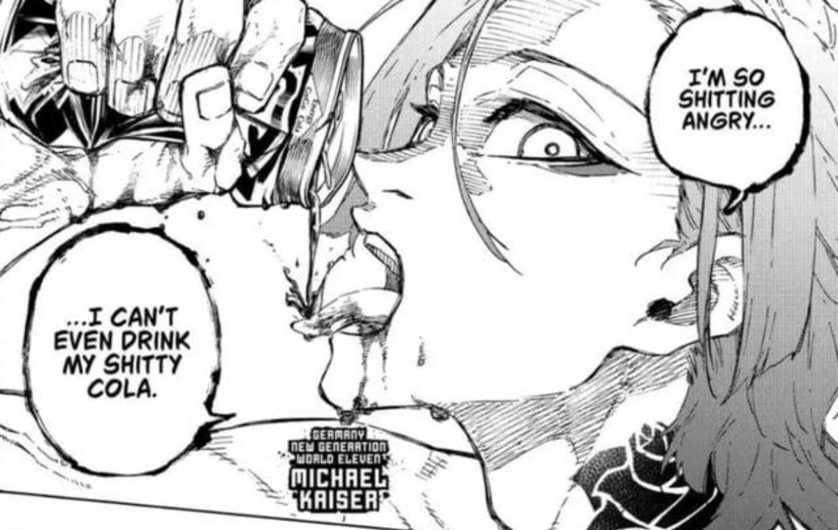 Mikashiiro's tweet photo. Fun fact: His cursing makes perfect sense in German. A lot of people use "scheiße" the way English speakers use "fuck" which directly translates to "shit" https://t.co/VOan8gIn2N