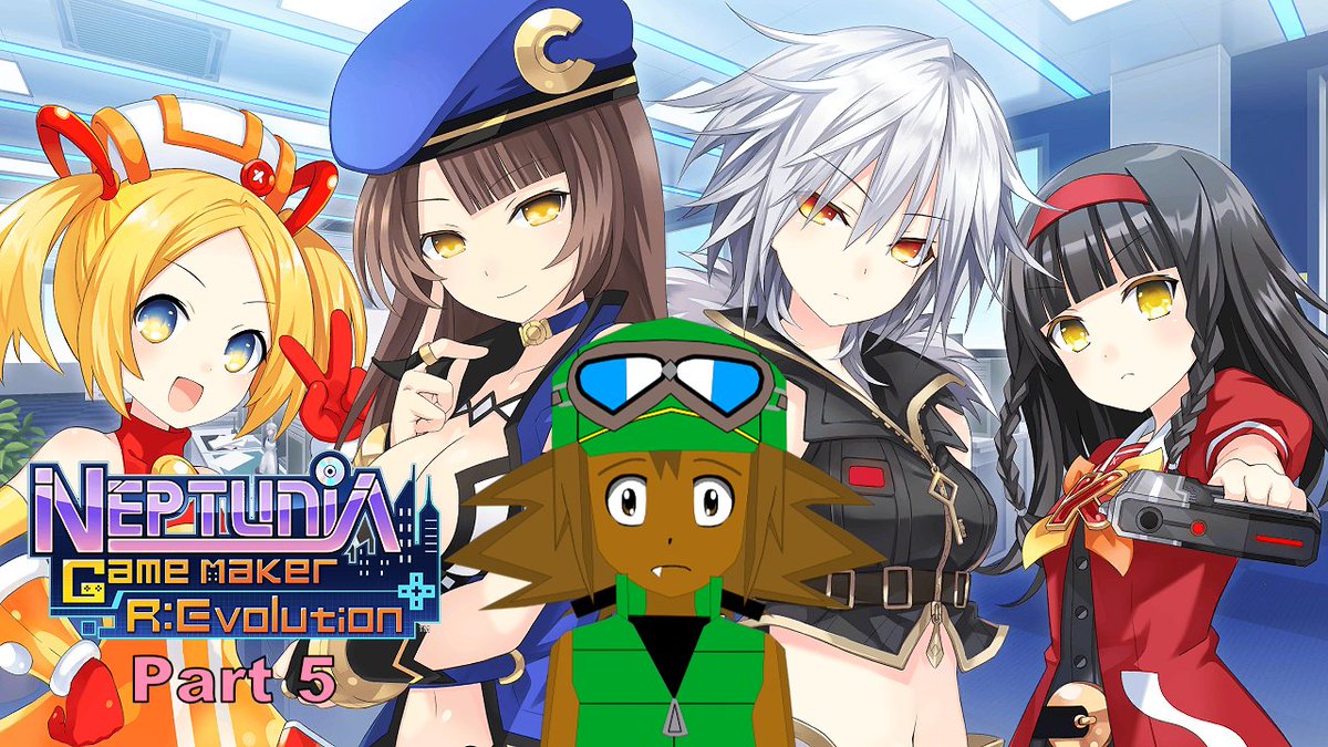 Brett_SamaVT's tweet photo. THE GOLD THIRD CHALLENGES US TO A D-D-D-DUEL! Neptunia Game Maker R:Evolution! 👇#Vtuber #VtuberUprising #Neptunia https://t.co/wXV2OsXsBN