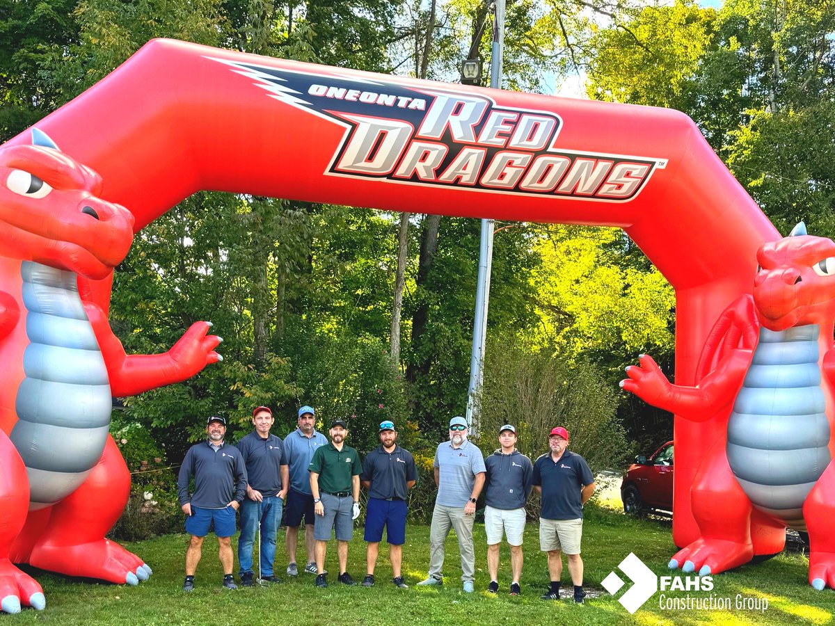 FahsBuilds's tweet photo. You'll find our team at the Red Dragon Open every year.πβ³ It's always a great opportunity to reconnect with friends of SUNY Oneonta and support the next generation of students.
#FahsConstruction #SUNYOneonta #RedDragonOpen #HigherEducation #CommunityPartnership #UpstateNY. https://t.co/DYOc4rlmbp