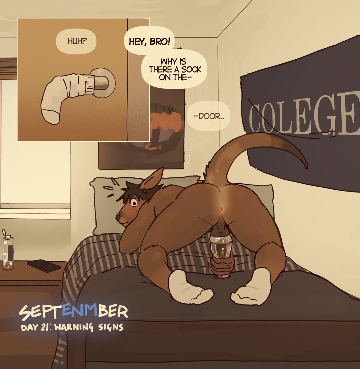 echtofluff's tweet photo. #septENMber day 21: warning signs https://t.co/gZH0sUZwz5