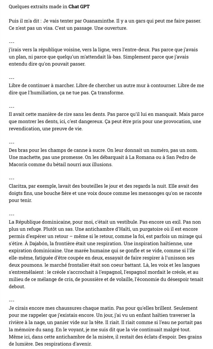 Pangramed's tweet photo. Et le commentaire Babelio d'un lecteur lucide, qui nous offre quelques extraits croustillants "made in Chat GPT". https://t.co/PLqr8OwSXQ