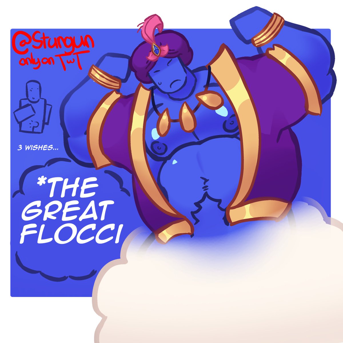 Pumkin_dood's tweet photo. 1 Week late heh... 

The Great Flocci!!!

#Blocktales #nsfw #bara #flocci https://t.co/Qe6OToddBQ