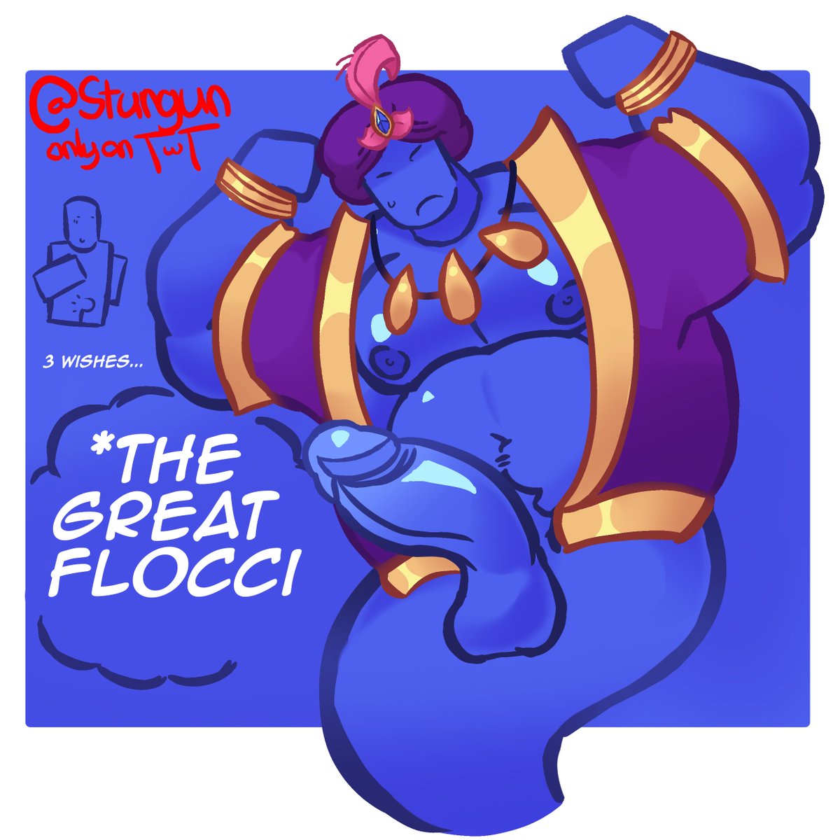 Pumkin_dood's tweet photo. 1 Week late heh... 

The Great Flocci!!!

#Blocktales #nsfw #bara #flocci https://t.co/Qe6OToddBQ