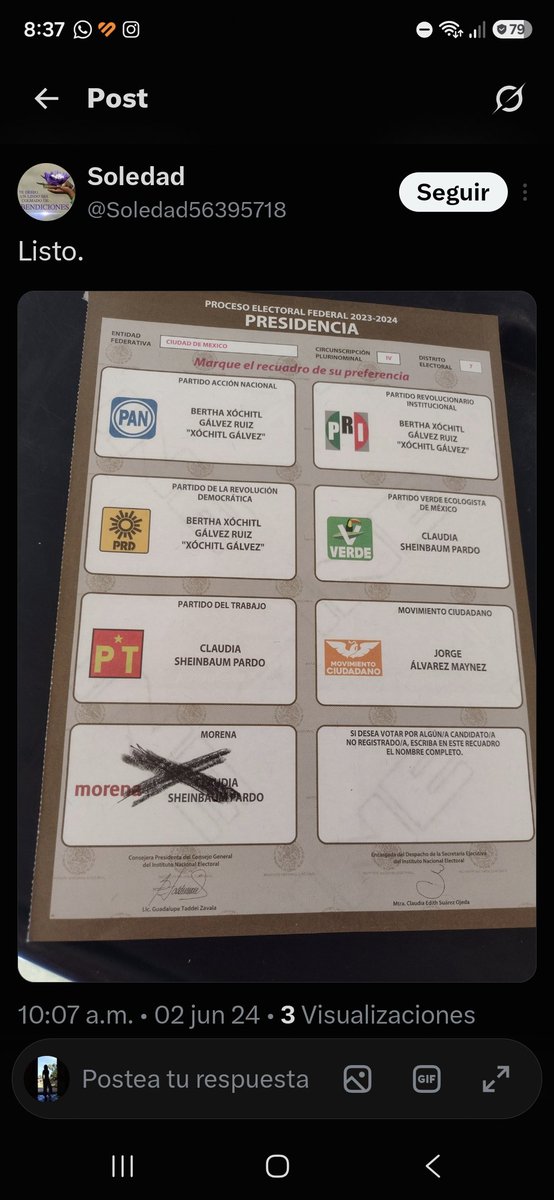 MarePony_'s tweet photo. @Soledad56395718 @JJDiazMachuca @Tu_IMSS Disfrute lo votado señora https://t.co/ogggCWZJyv