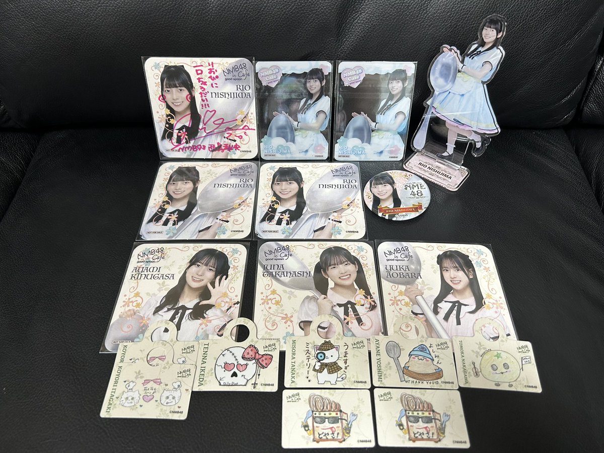 kabaggio1's tweet photo. 2026年度Goodspoon × NMB48の最終結果は!?
りおぴの缶バッジのホロ以外はコンプ出来ました!トレードや譲っていただいた皆様に感謝!
#西島梨央
#Goodspoon × #NMB48 https://t.co/1v2f3tgEgO