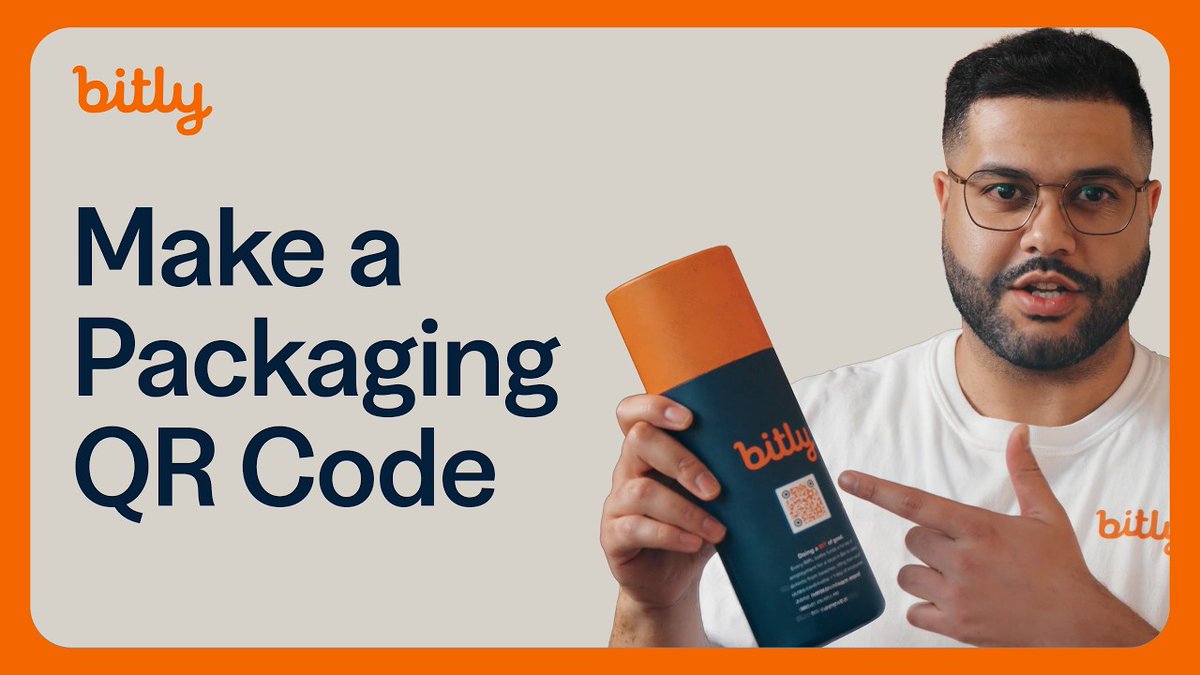 Bitly's tweet photo. Your brand packaging is some of your most untapped real estate. Time to make the QR Code on it work for you.

Watch the full video here: https://t.co/gBsSKAM5LB https://t.co/7FKZFgqvhv