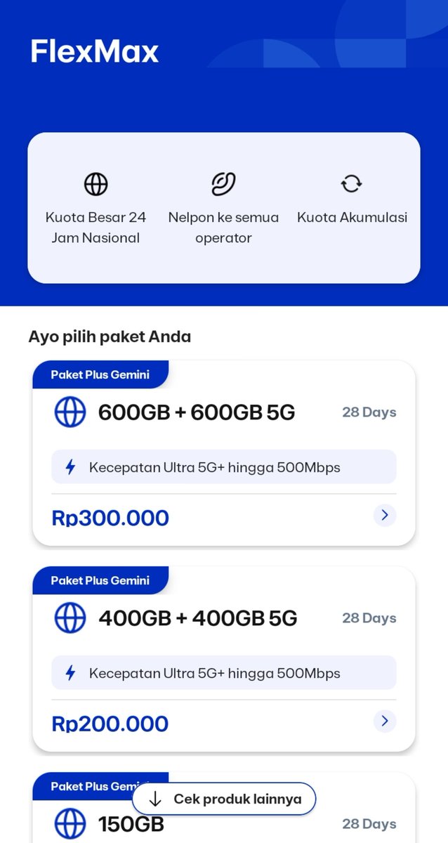 pemberikabar26's tweet photo. Jebakan Betmen 

Kalo melihat tawaran Kuota dari @myXLCare ini, pasti ngiler 🤤
Kuotanya melimpah 

Tapi sayang.... Walaupun di Area 5G, tetap aja kuota yg di sedot itu kuota utama 
Kuota 5G nya utuh, yg terpakai cuma sedikit 

@officialMKRI dan @kemkomdigi terlewat akan hal ini https://t.co/7LTJopXYnf