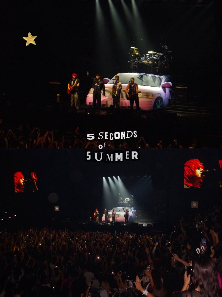 TihXavier's tweet photo. POSSO FALAR? Everyone’s a Star tour do ano! Obrigado por tudo, 5sos https://t.co/oXePwcRXh7