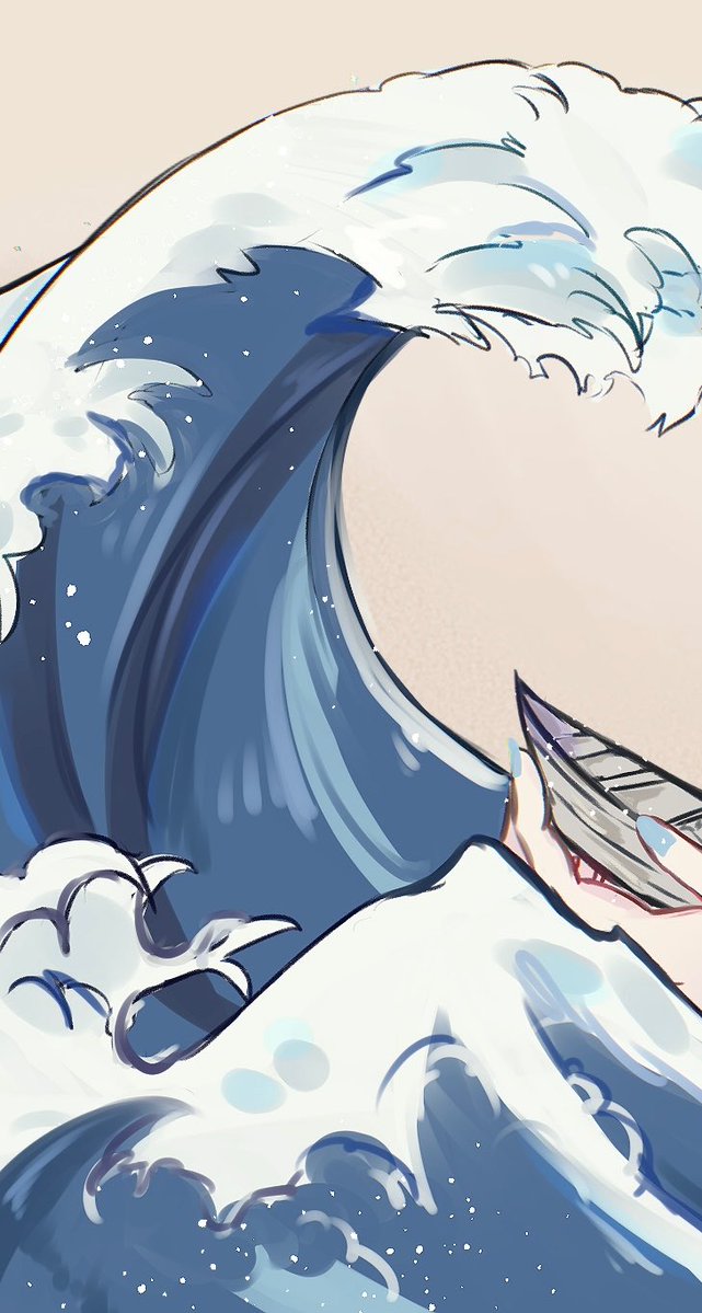 chazuke__o's tweet photo. 葛飾北斎コラボミクさん✨️🌊 https://t.co/rMXtX7OD95