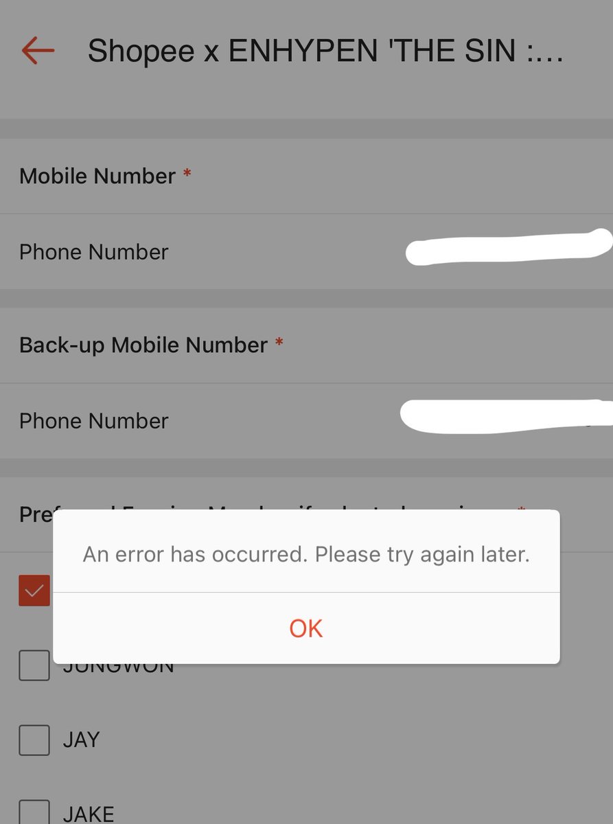 sunsjakey's tweet photo. BAKIT AYAW NG REG FORM NABAYARAN KO NA YUNG TWO (2) ENTRIES KO 😭 https://t.co/SUHZf91vWv