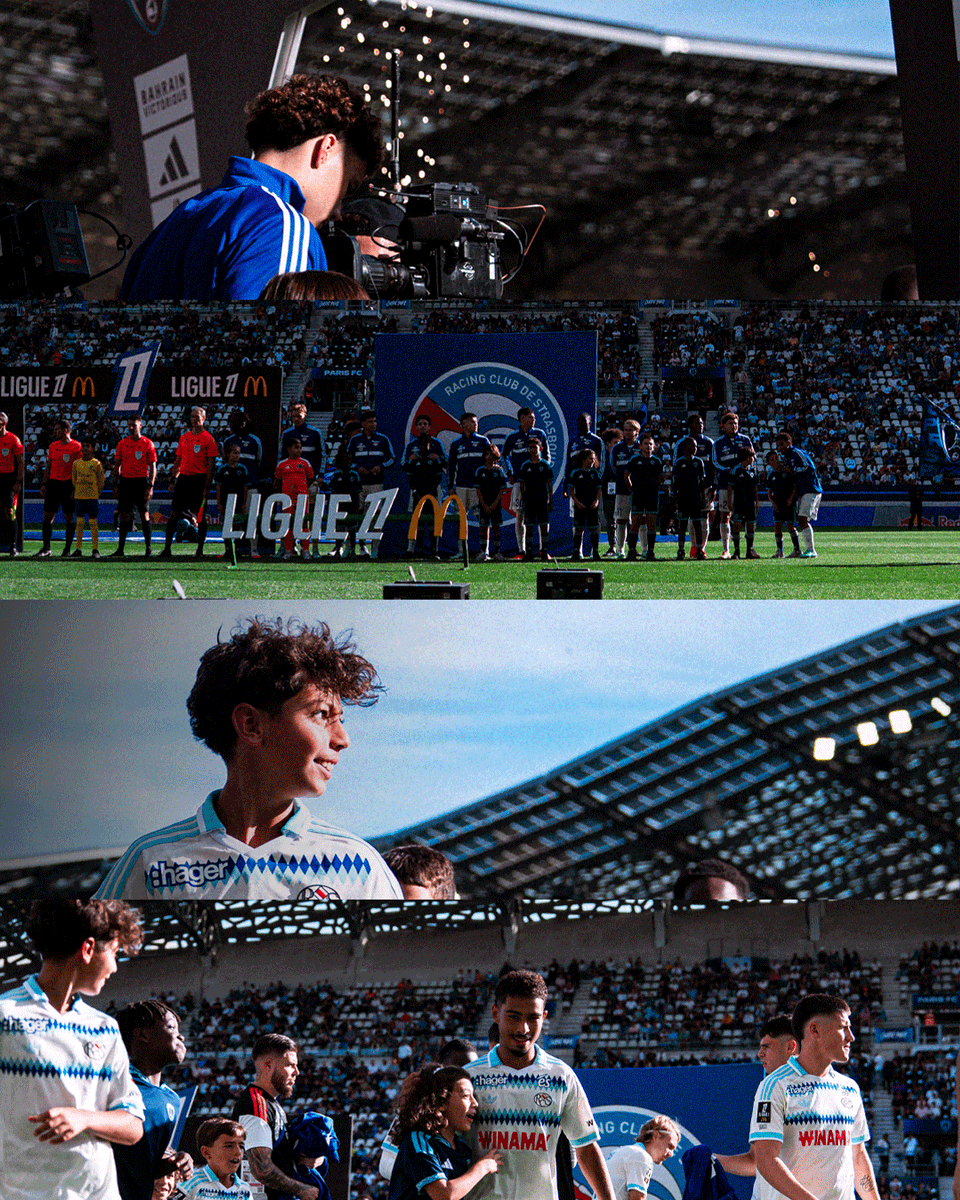 RCSA's tweet photo. Paris FC-Racing : 𝗟’𝗮𝗹𝗯𝘂𝗺 𝗱𝘂 𝗺𝗮𝘁𝗰𝗵 📸
▸ #PFCRCSA https://t.co/ZKaiQDVwMJ