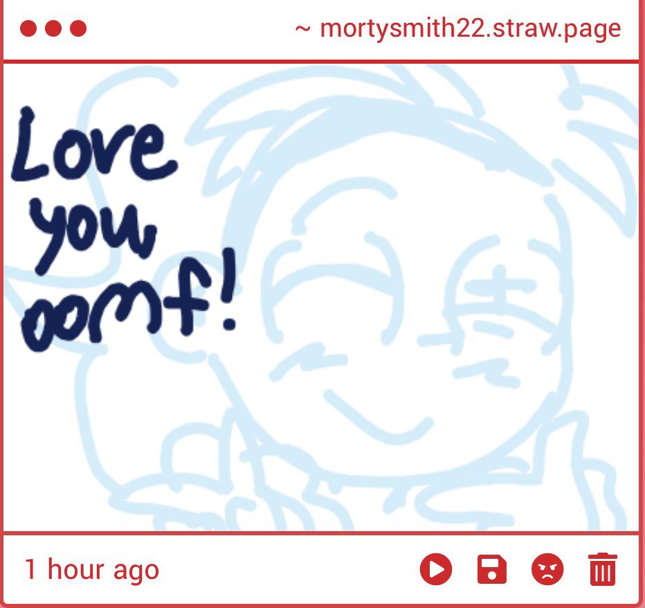 MortySmith_22's tweet photo. I KNOW WHO U ARE. I love you too. Drools on your art 🤤 https://t.co/D0XZUAJlle