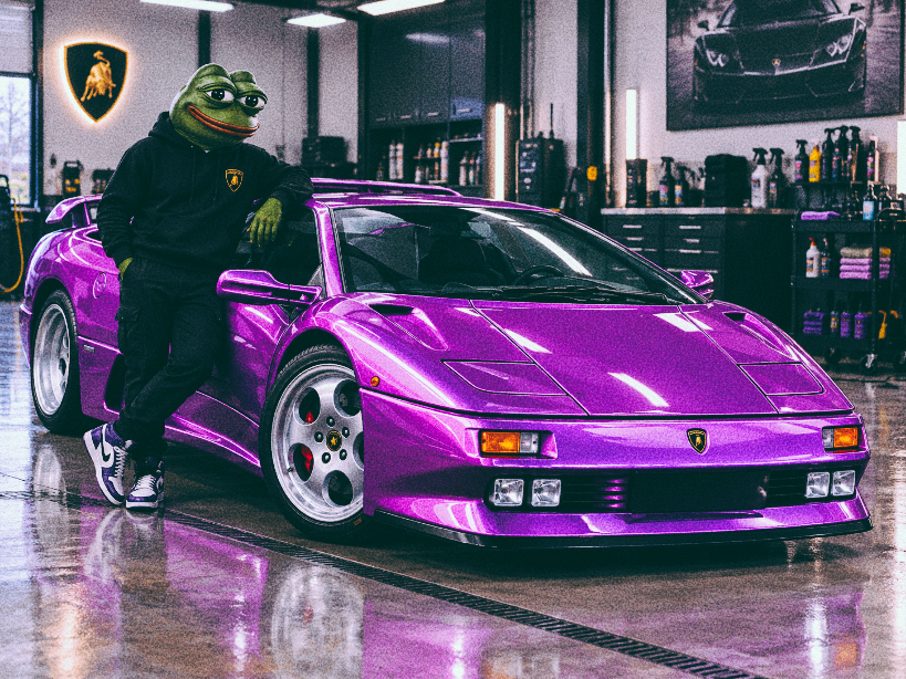 PepeDevsLambo's tweet photo. Beep Beep, BaaayBeeee $LAMBO https://t.co/Z8EdS654R1