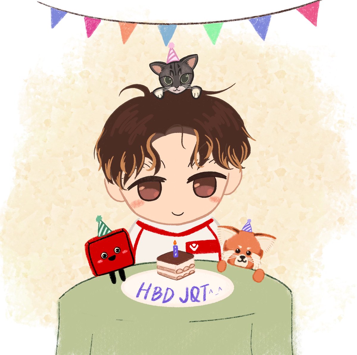 tabiqt's tweet photo. happy birthday to the one &amp; only @1johnqt 🥳

hope the year ahead brings you lots of yummy eats, fun movies &amp; lotssss of traveling ^_^ https://t.co/PytlnKmq7r