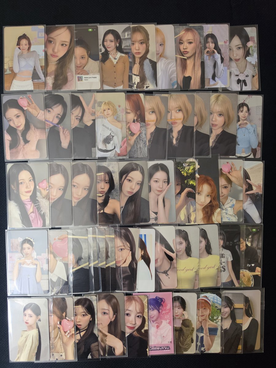 gg12420053's tweet photo. #NiziU #NiziU交換 #NiziU買取 #NiziU_交換 #NiziU_買取

譲...1～4枚目(会場限定など出し惜しみで写真にないものも少しあるのでDMにてお見せ可能🙆‍♂️💛🤍💚🩷)
求...リプ欄⭐>買取>その他💛🩷
・同種の求がある物は同種交換優先
・複数、条件の良い方優先
・郵送交換

お気軽にリプお待ちしております！ https://t.co/MkBpticOuU
