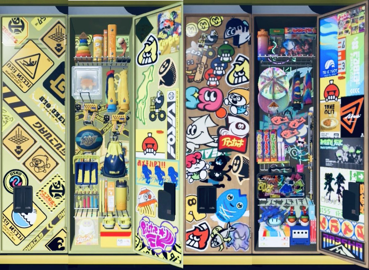 he2njq's tweet photo. わたしの過去のロッカー達😌 https://t.co/6TDls3W9Sb