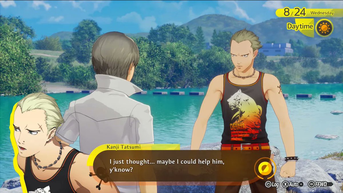 osu_MeovvCAT's tweet photo. P-Studio Producer Kazuhisa Wada re-iterates Persona 4 Revival will have no story changes, singling out Kanji and Naoto's arcs specifically

“The Story of Kanji [and Naoto] can seemingly be a little bit iffy at times, but if you look at it deeper, you’d understand that it’s a whole more sincere story, [...] So even back then and now, we can send these stories out with confidence. And I believe everyone will feel the same once they play it.”