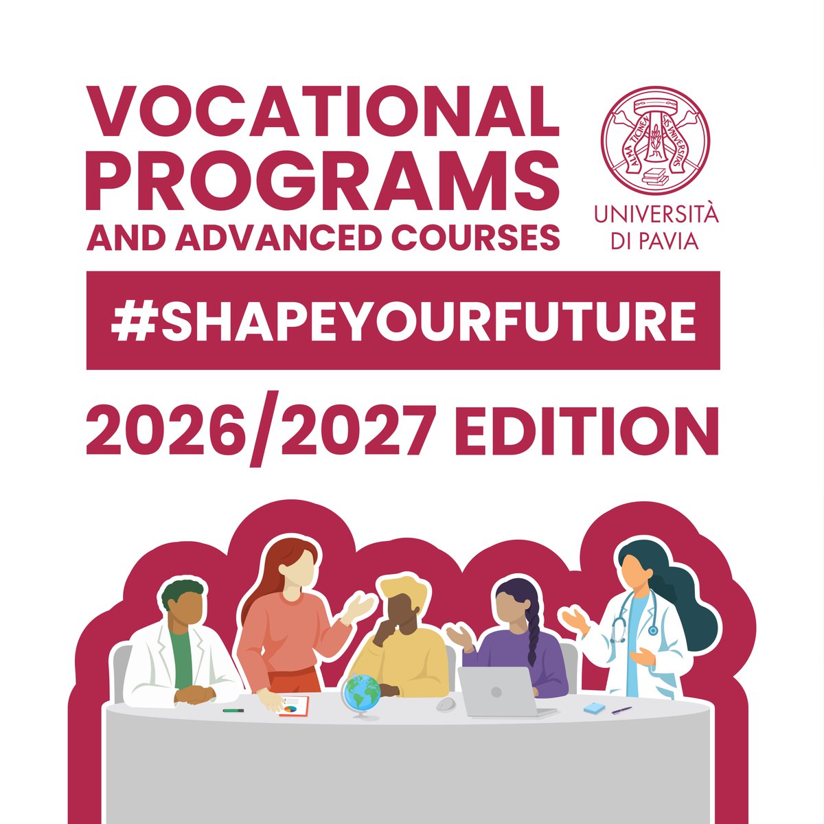 unipv's tweet photo. #SHAPEYOURFUTURE 🇮🇹Master e Corsi di Perfezionamento #unipv 2026/27: online i primi bandi!
🔗 https://t.co/ovn7dzxJuf
🇬🇧Vocational Programs and Advanced Courses 2026/27: first calls now online!
🔗 https://t.co/zknmYfgYEp #PostLaurea https://t.co/skWRpxbudG