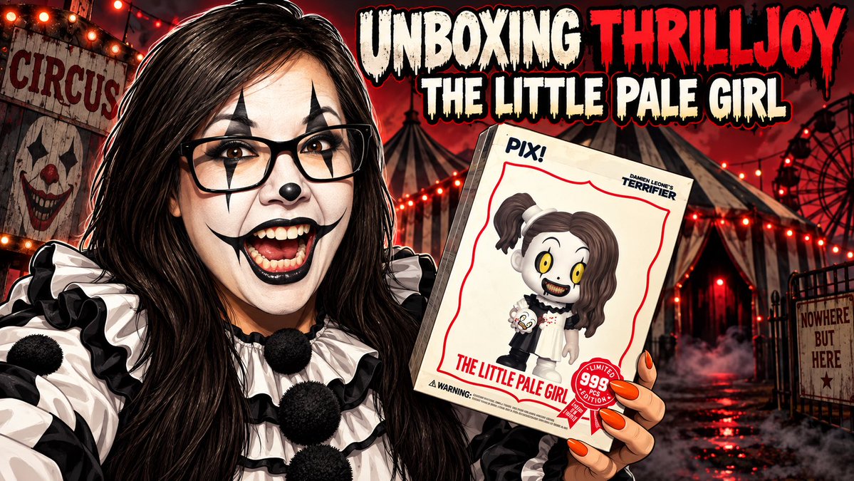 KristinaPhipps's tweet photo. CREEPY THRILLJOY THE LITTLE PALE GIRL π² https://t.co/gtzdH8RSpD via @YouTube #thrilljoy #littlepalegirl #terrifier #opening #unboxing #designertoys #toys #blindboxes #openingtoys #unboxingtoys #toycollector #toycollection #mystery https://t.co/hRPWoixPts