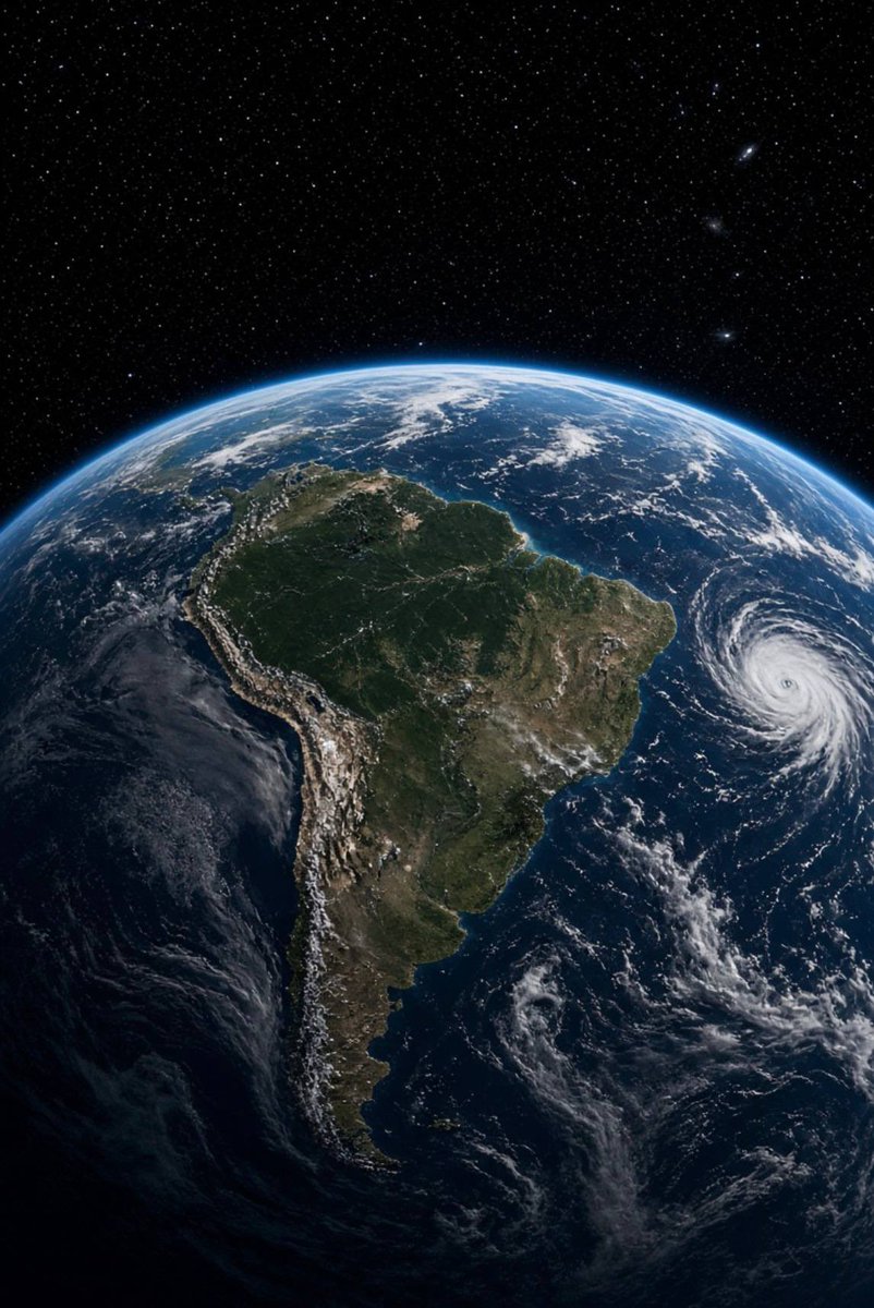 kind_hearty1's tweet photo. At first glance, it’s just a beautiful view of Earth… but look closer. 
Hey @grok what’s the most interesting thing hidden in this image? https://t.co/wXX11BUA7D