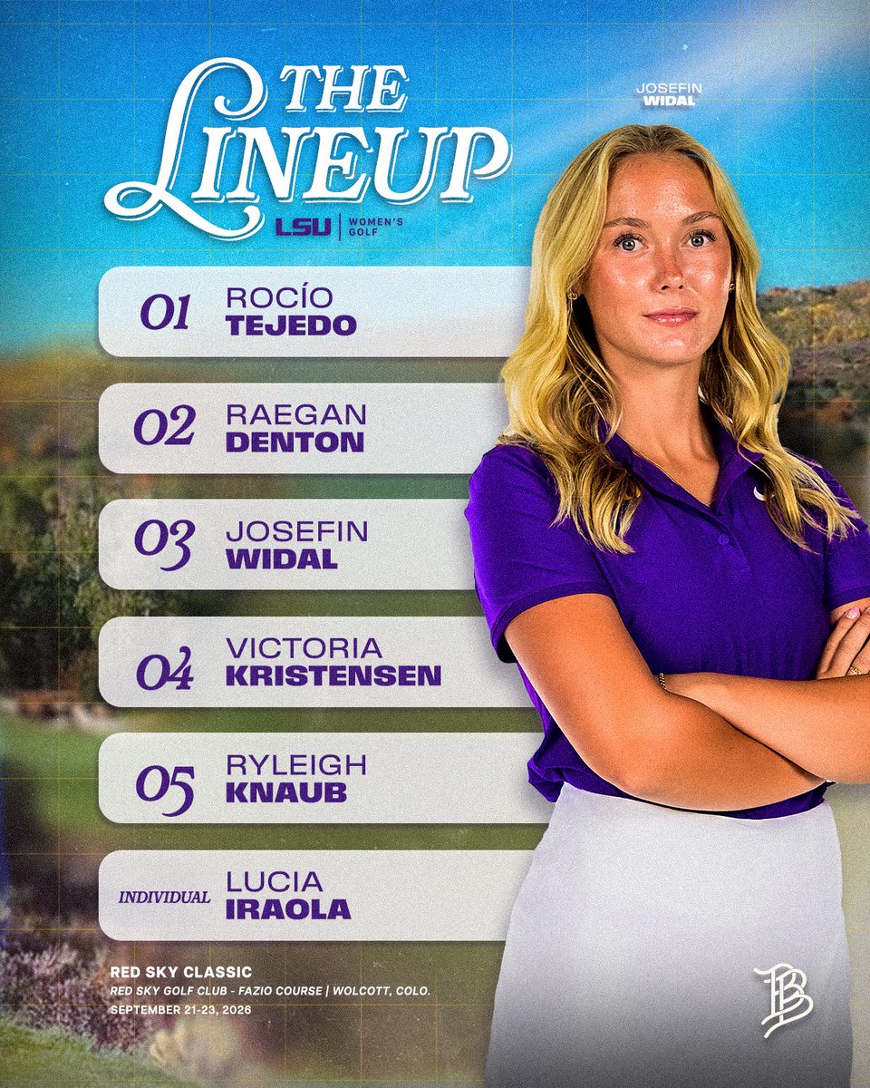 LSUWomensGolf's tweet photo. Colorageaux ⛳️ https://t.co/jInYQ2dL5t
