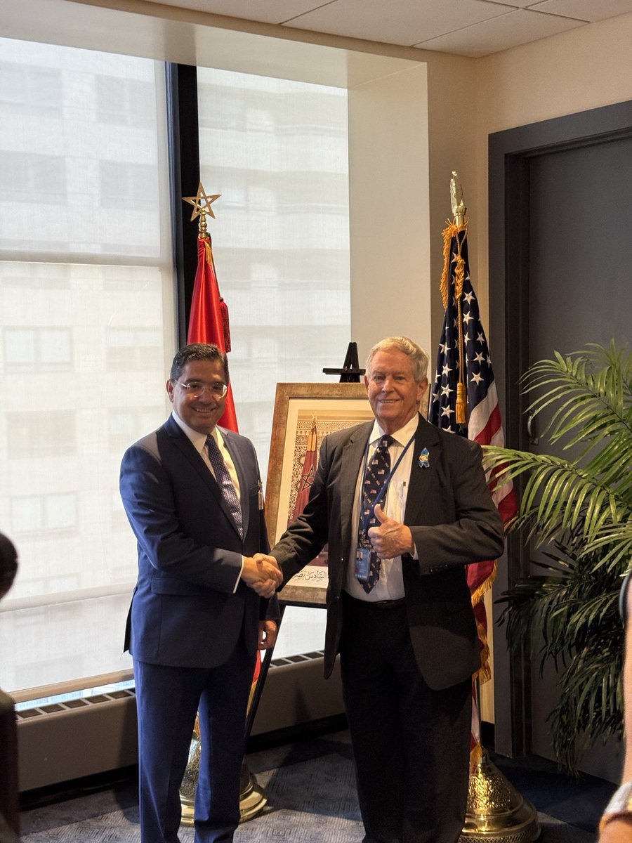 RepJoeWilson's tweet photo. Grateful to meet with the Foreign Minister of Morocco to discuss the strong and enduring friendship of our two countries, Moroccan sovereignty over the Western Sahara, and the need to designate the Polisario Front a terrorist organization. https://t.co/Hb1cHkxbzO