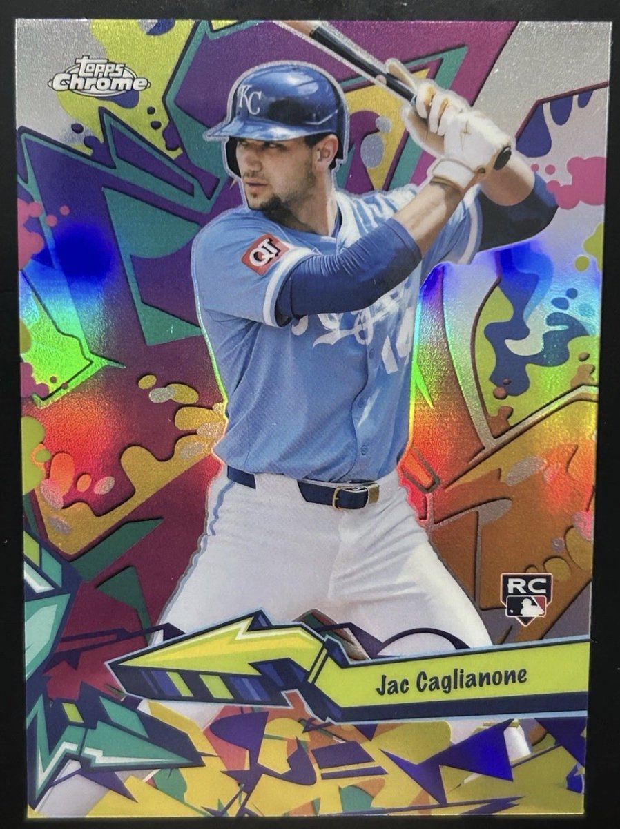 CrazyFlipsLive's tweet photo. @CardPurchaser I really like the Wild Style inserts in this years Chrome. https://t.co/AOxVnDclHx