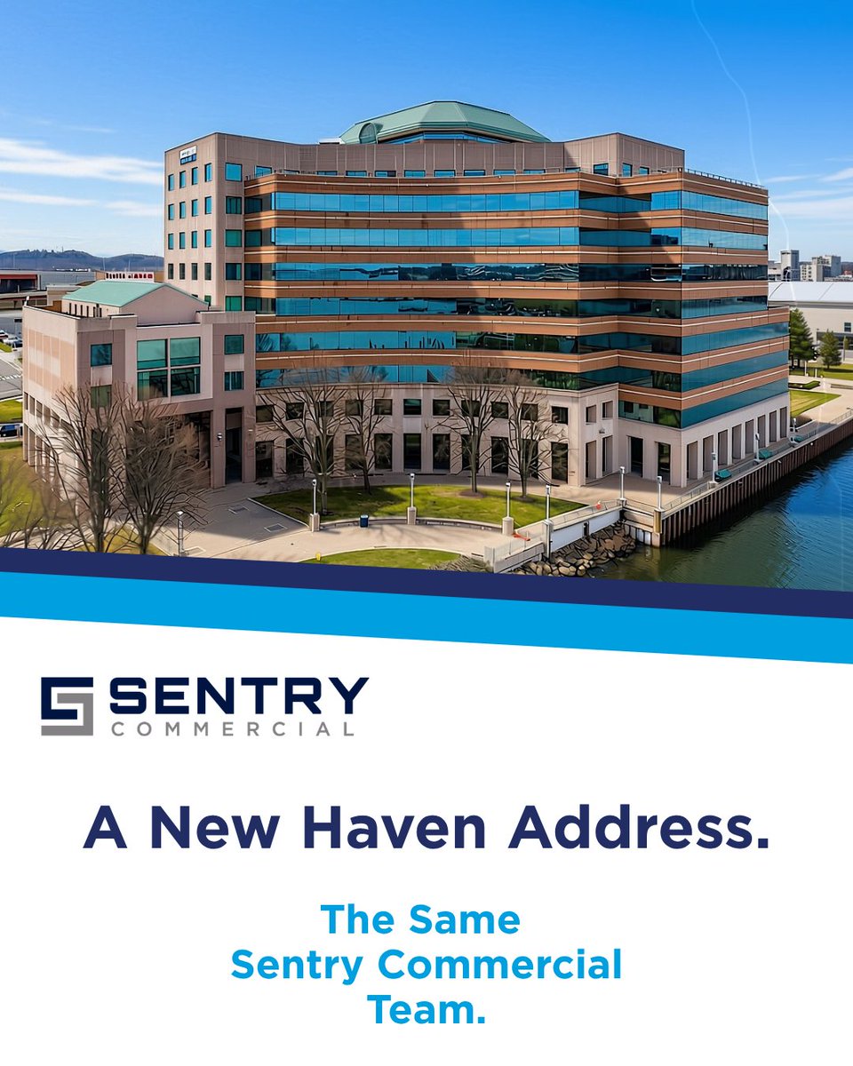 Sentry_Comm's tweet photo. While our address has changed, our commitment remains the same: helping business owners, property owners, investors, and organizations navigate their commercial real estate needs through a full suite of services under one roof.

#SentryCommercial #NewHaven #CommercialRealEstate https://t.co/9FLObbwRRM