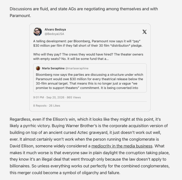 matthewstoller's tweet photo. Who says bipartisanship is dead? 

Donald Trump and Gavin Newsom collaborated to crush workers in Hollywood on behalf of a big tech surveillance billionaire! With an assist from Tom Cruise and Ari Emanuel! https://t.co/LNpuXKBHeP https://t.co/5rA6rZuwXv
