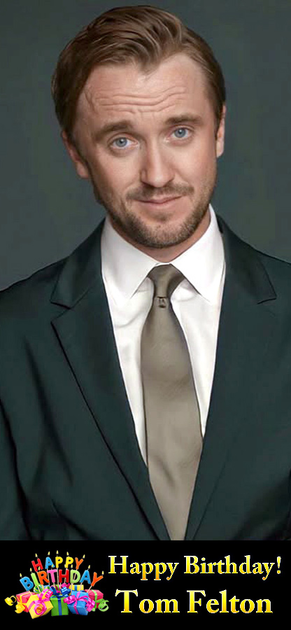 pottermaniajp's tweet photo. ✨#HappyBirthdayTomFelton✨
 
9月22日は #ハリポタ のドラコ・マルフォイ俳優 #トム・フェルトン の39歳の誕生日🎂

現在、舞台『呪いの子』ブロードウェイ公演でドラコ役を再演中🐍

出演期間が再延長され、来年1月3日まで出演します💚おめでとう🎉⇒https://t.co/QGQfRR9l3j

スタジオツアー東京で来日：https://t.co/JVYDXXdQcF

#トムフェルトン生誕祭 #TomFelton #ハリーポッター