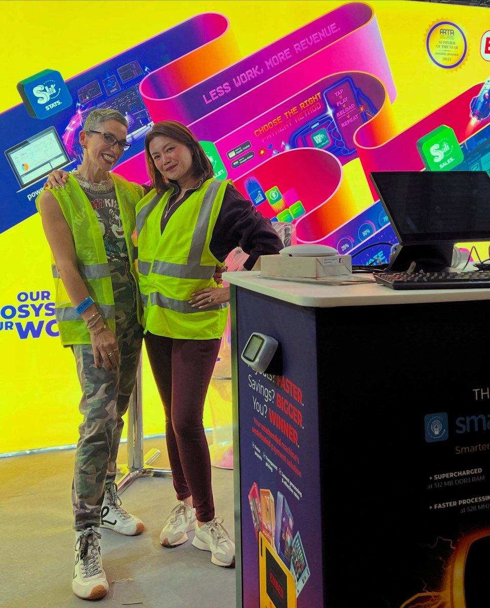 embedcard's tweet photo. It takes a team and great partners to bring the magic to life! 💪

Build-up is in full swing for @IAAPAHQ Expo Europe with CMO Sara Paz and Steve Short, GM of @bandainamcoae.

Booths come alive TOMORROW! 
Embed: S2707, Bandai Namco: S2602.

#FuellingFun #TransformingFun https://t.co/94CVObkaKZ