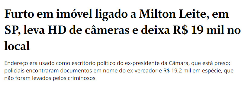 Normose_'s tweet photo. Roubaram o ex vereador Milton Leite poucos dias depois que a polícia prendeu o ladrão... QUE AZAR HEIN???

e roubaram joias? equipamentos? dinheiro?

não, apenas o celular e o HD de câmeras de segurança do coitado. 

🤡🤡🤡 https://t.co/T1r3RRSNUI
