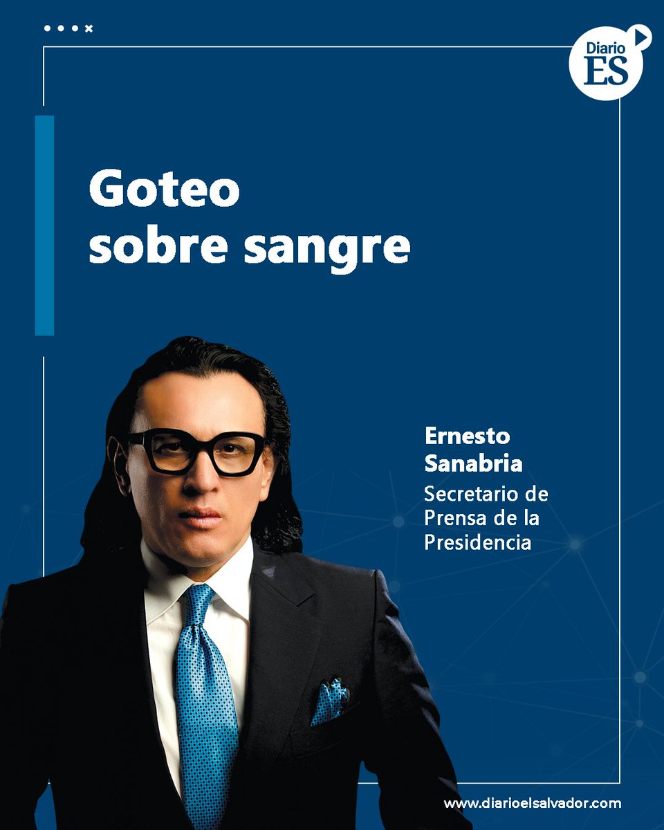 elsalvador's tweet photo. #DePalabra |

Ernesto Sanabria (@NetoSanabria): «Dios obró el milagro para El Salvador. Tuvo misericordia de cada salvadoreño inocente. Impulsó al pueblo a despertar del letargo, a abandonar el conformismo y darle vuelta al sistema político corrupto y asesino».

🖊️ https://t.co/zNo4k34NCs