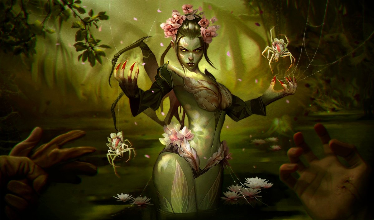 moore_taro's tweet photo. Elise Death Blossom Fanart
#leagueoflegends #legendsofruneterra #fanart #illustration #LoL #LeagueofLegends #Riot #Riotgames #splashart https://t.co/HzrH8bA83W