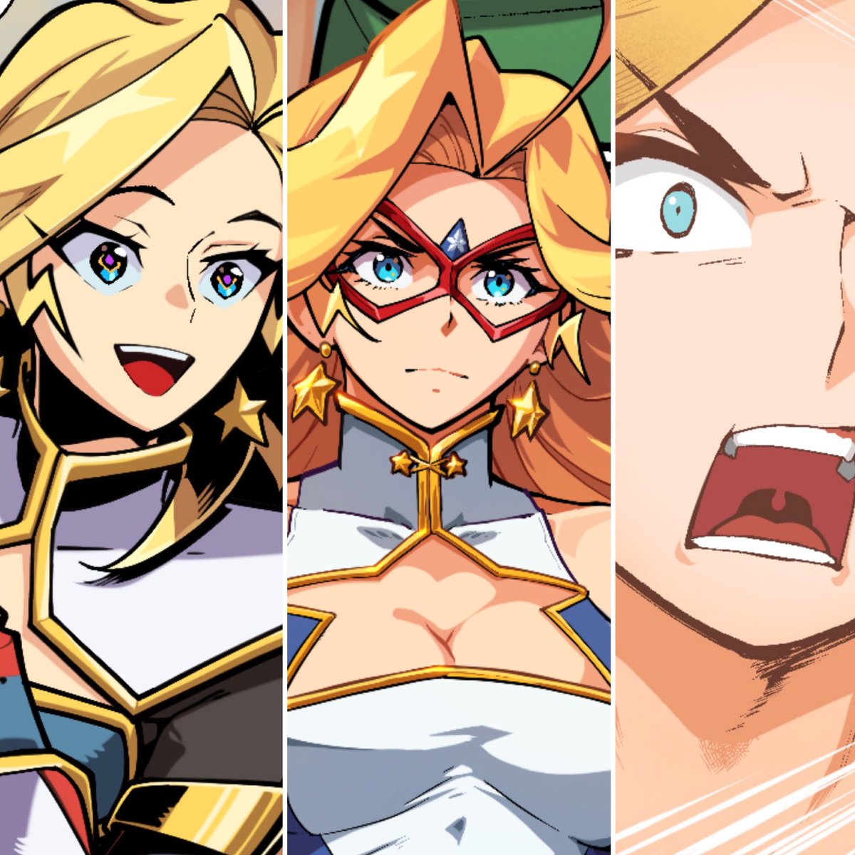 kamenamerica's tweet photo. When work on STREET FIGHTER X KAMEN AMERICA began, work on KAMEN AMERICA 12 was paused. Because @SumpKun ‘s style changes so much, readers will be able to see the exact page in Volume 12 where he resumed work: it’s an interesting time capsule to 2026!

https://t.co/N0zThn6Gvk https://t.co/RBzCM3IBBW
